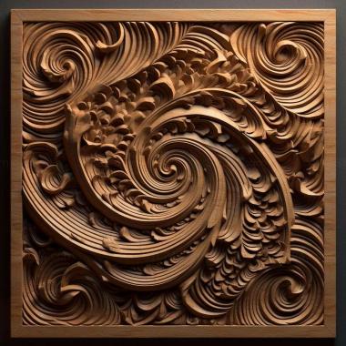 Patterns and decorations stl illusion 4 3d model